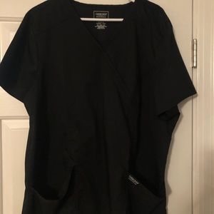 Black Cherokee Scrub Top